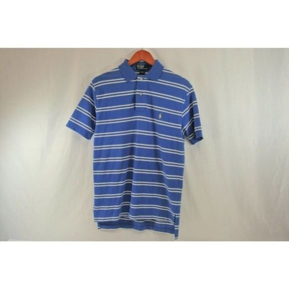 Polo Ralph Lauren Other - Polo Ralph Lauren Collared Shirt Blue Striped Mens Small  Relaxed Oversize Fit